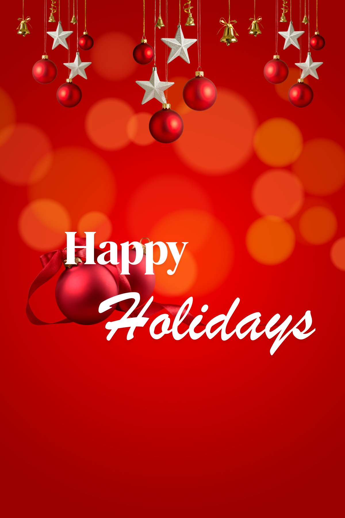 New Year & Christmas Holidays Card