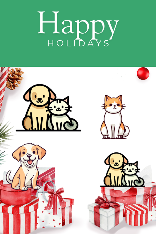 Cats & Dogs Holiday Card