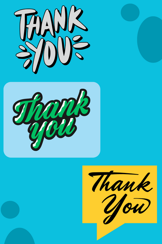 Thank You, Thank You Card