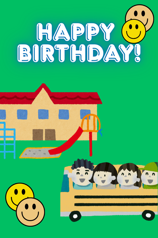 Happy Kids Birthday Card