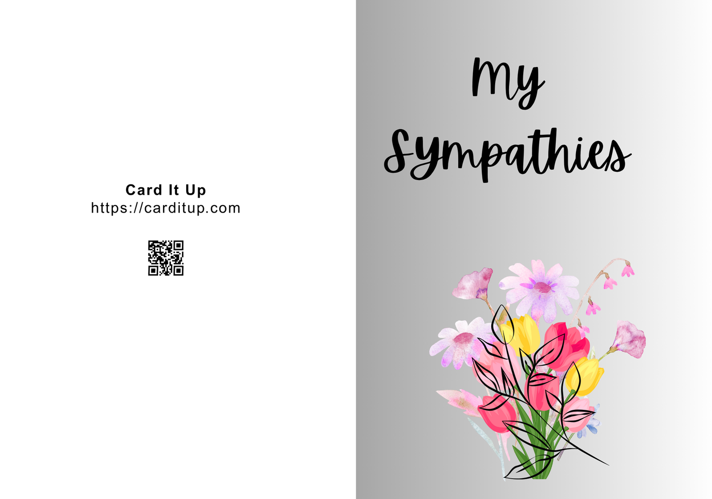 My Sympathies Card