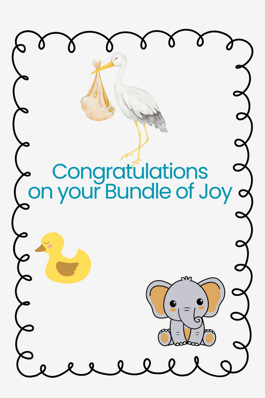 Congratulations on Your Baby Card