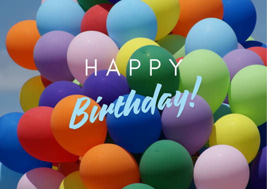 Birthday Balloons Up Greeting Card