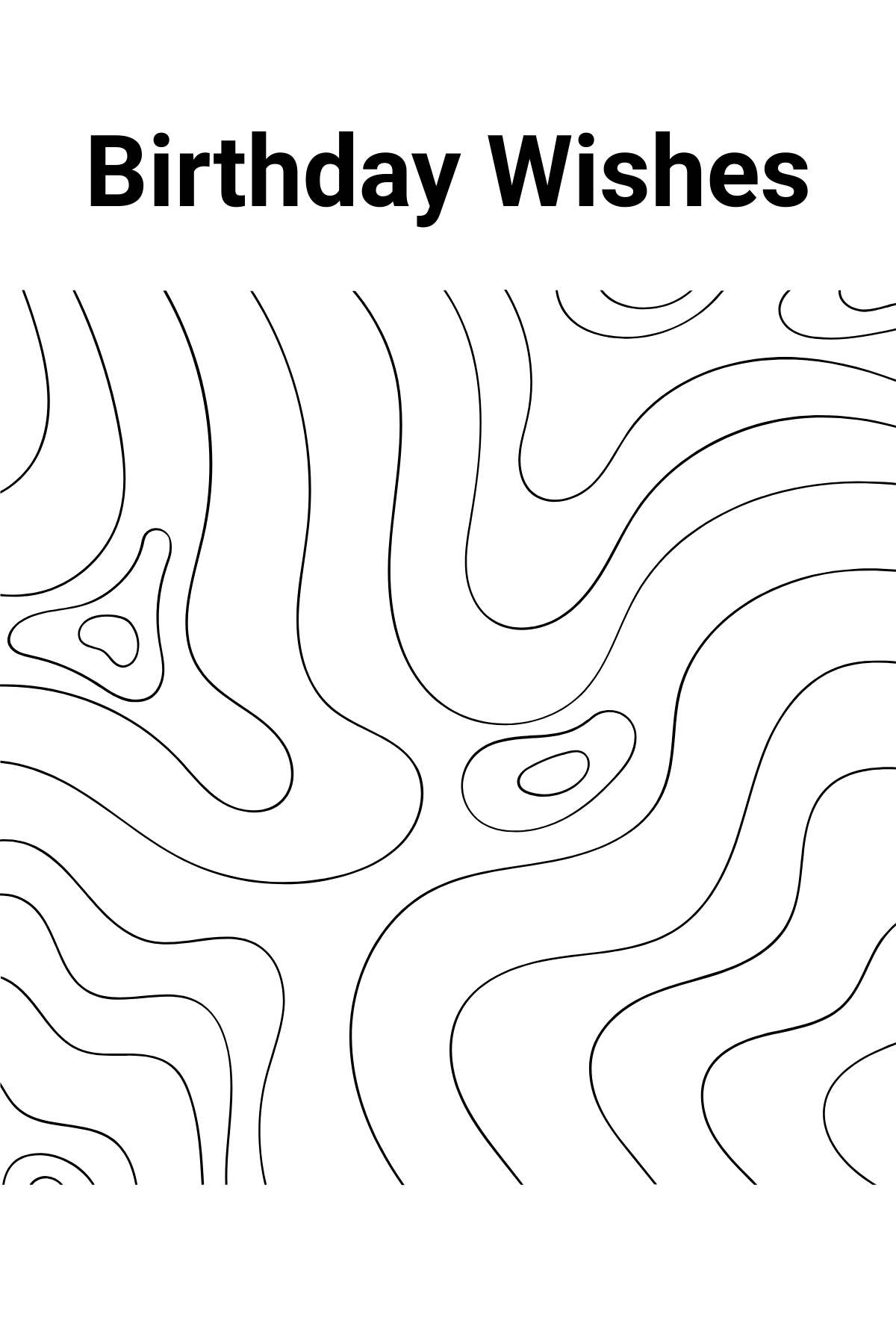 Birthday Monochrome Card