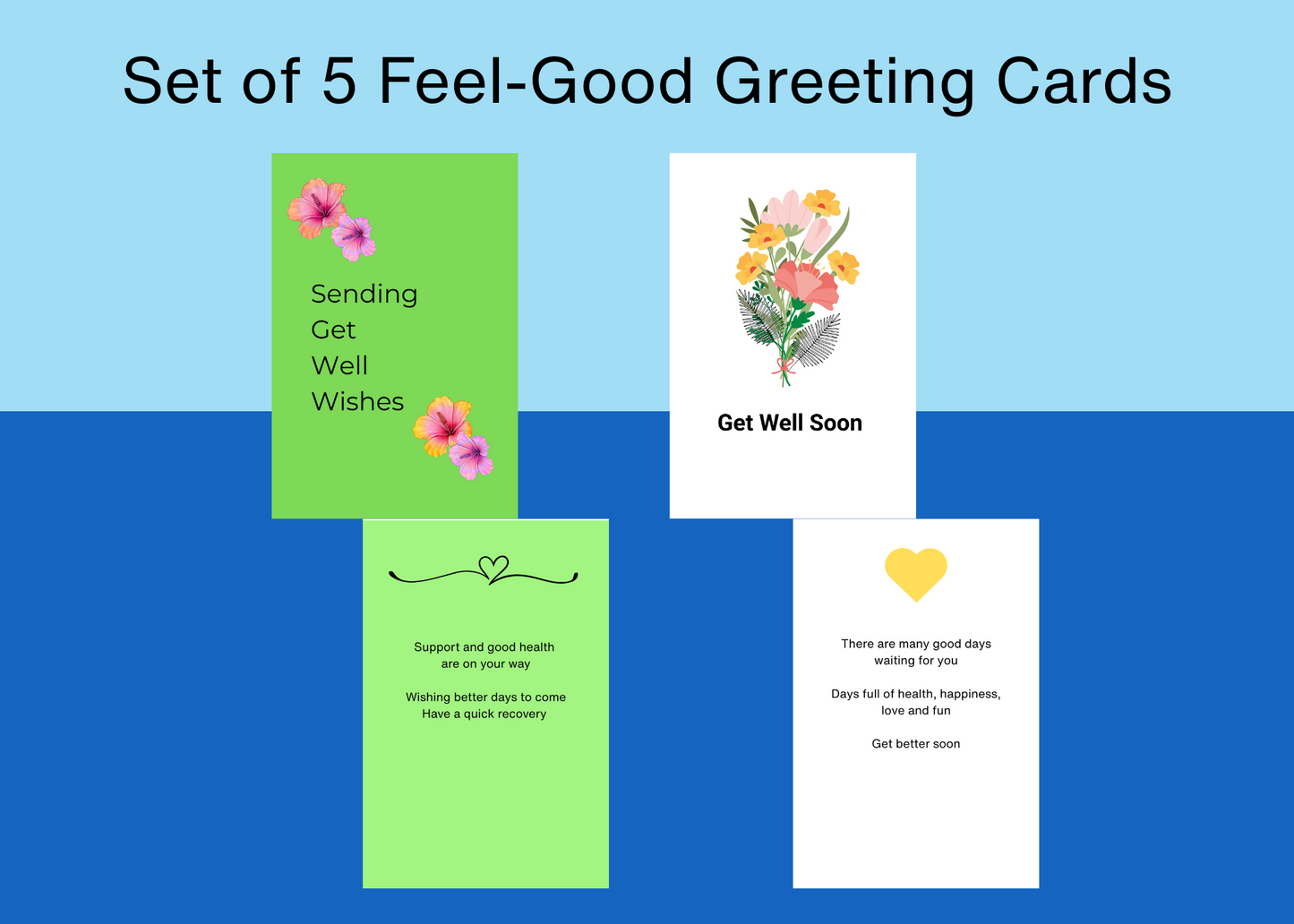 Set of 5 Feel-Good Cards