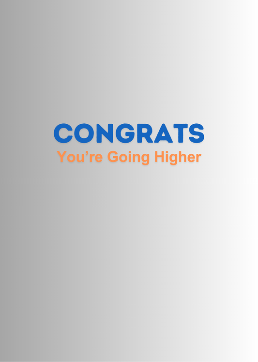 Gray Congratulations Card