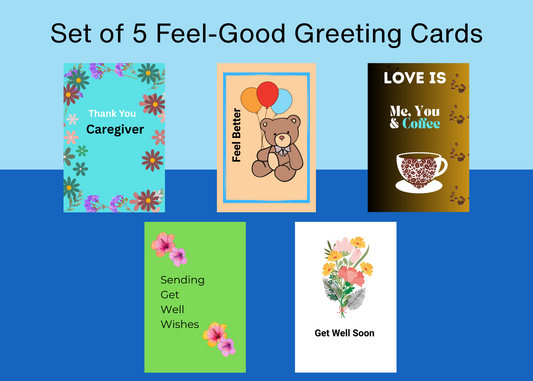 Set of 5 Feel-Good Cards